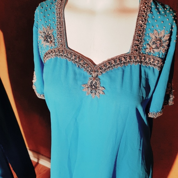 Dresses Indian Punjab Sari Scarf Women Jeweled Dre Poshmark